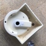 Chậu rửa mặt lavabo CAESAR LF5238 treo tường, dạng góc - Ảnh 6