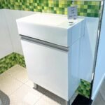 Chậu rửa mặt lavabo CAESAR LF5239S đặt bàn hoặc treo tường (bao gồm ống xả và nắp sứ) - Ảnh 4