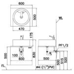 Chậu rửa mặt lavabo CAESAR LF5240 đặt bàn - Ảnh 8