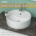 Chậu rửa mặt lavabo CAESAR LF5240 đặt bàn - Ảnh 3