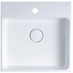 Chậu rửa mặt lavabo CAESAR LF5253 đặt bàn (bao gồm ống xả và nắp sứ)