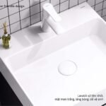 Bộ tủ lavabo CAESAR LF5253 + EH05253AV treo tường - Ảnh 4