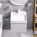 Bộ tủ lavabo CAESAR LF5253 + EH05253AV treo tường - Ảnh 3