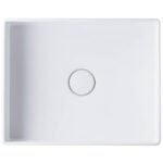 Chậu rửa mặt lavabo CAESAR LF5254 đặt bàn (bao gồm ống xả và nắp sứ)