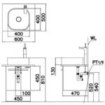 Chậu rửa mặt lavabo CAESAR LF5256 đặt bàn (bao gồm ống xả và nắp sứ) - Ảnh 8