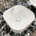 Chậu rửa mặt lavabo CAESAR LF5256 đặt bàn (bao gồm ống xả và nắp sứ) - Ảnh 3