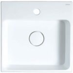 Chậu rửa mặt lavabo CAESAR LF5257 đặt bàn (bao gồm ống xả và nắp sứ)