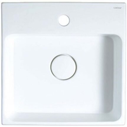Chậu rửa mặt lavabo CAESAR LF5257 đặt bàn (bao gồm ống xả và nắp sứ)