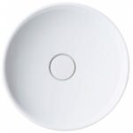 Chậu rửa mặt lavabo CAESAR LF5258 đặt bàn (bao gồm ống xả và nắp sứ)