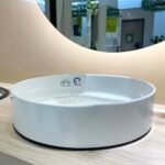 Chậu rửa mặt lavabo CAESAR LF5258 đặt bàn (bao gồm ống xả và nắp sứ) - Ảnh 5