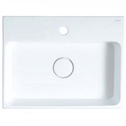 Chậu rửa mặt lavabo CAESAR LF5259 đặt bàn (bao gồm ống xả và nắp sứ)