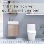 Bộ tủ lavabo CAESAR LF5259 + EH05259AW7V treo tường - Ảnh 4