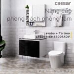 Bộ tủ lavabo CAESAR LF5261 + EH48001ADV treo tường - Ảnh 3