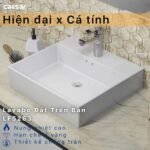 Chậu rửa mặt lavabo CAESAR LF5263 đặt bàn - Ảnh 4
