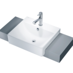 Chậu rửa mặt lavabo CAESAR LF5301 dương vành
