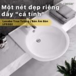Chậu rửa mặt lavabo CAESAR LF5302 dương vành - Ảnh 3