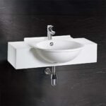Chậu rửa mặt lavabo CAESAR LF5302 dương vành - Ảnh 4