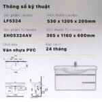 Tủ lavabo CAESAR EH05324AV treo tường - Ảnh 8