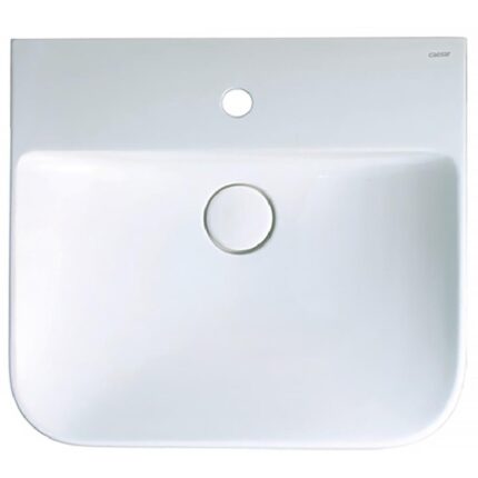Chậu rửa mặt lavabo CAESAR LF5370 dương vành (bao gồm ống xả và nắp sứ)