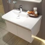 Bộ tủ lavabo CAESAR LF5372 + EH05372AV treo tường - Ảnh 2