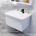 Tủ lavabo CAESAR EH05374AV treo tường - Ảnh 2