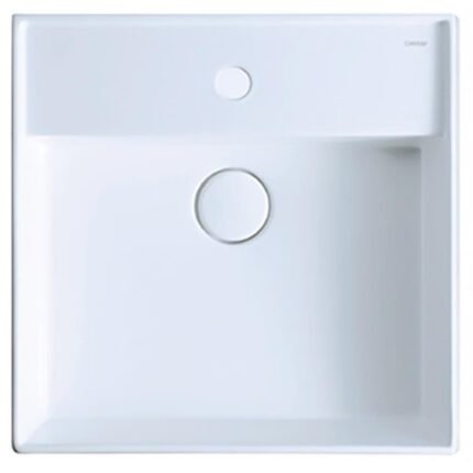 Chậu rửa mặt lavabo CAESAR LF5380 đặt bàn (bao gồm ống xả và nắp sứ)