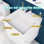 Bộ tủ lavabo CAESAR LF5380 + EH05380AV treo tường - Ảnh 2