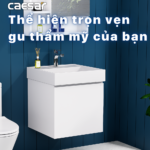 Bộ tủ lavabo CAESAR LF5380 + EH05380AV treo tường - Ảnh 3