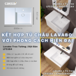 Tủ lavabo CAESAR EH05382AV treo tường - Ảnh 6