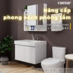 Tủ lavabo CAESAR EH05382AV treo tường - Ảnh 4
