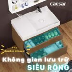 Tủ lavabo CAESAR EH05384DWV treo tường - Ảnh 4
