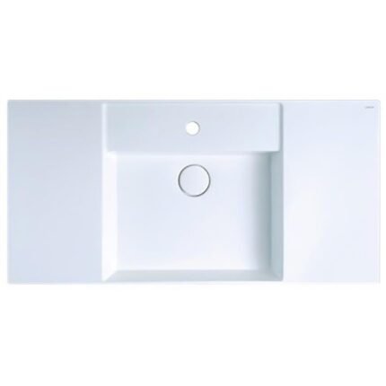 Chậu rửa mặt lavabo CAESAR LF5386 đặt bàn (bao gồm ống xả và nắp sứ)