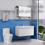 Tủ lavabo CAESAR EH05386AV treo tường - Ảnh 4