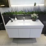 Bộ tủ lavabo CAESAR LF5388 + EH05388AV treo tường - Ảnh 2