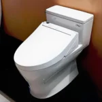 Bồn cầu TOTO MS188VKW14#XW/ T53P100VR 1 khối nắp điện tử TCF24410AAA, xả gạt - Ảnh 4