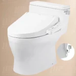 Bồn cầu TOTO MS188VKW16#XW/ T53P100VR 1 khối, nắp điện tử TCF23410AAA, xả gạt