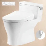 Bồn cầu TOTO MS188VKW23#XW/ T53P100VR 1 khối, nắp điện tử TCF47360GAA, xả gạt
