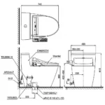 Bồn cầu TOTO MS625CDW23#XW 1 khối (Giấu dây), nắp điện tử TCF47360GAA - Ảnh 15
