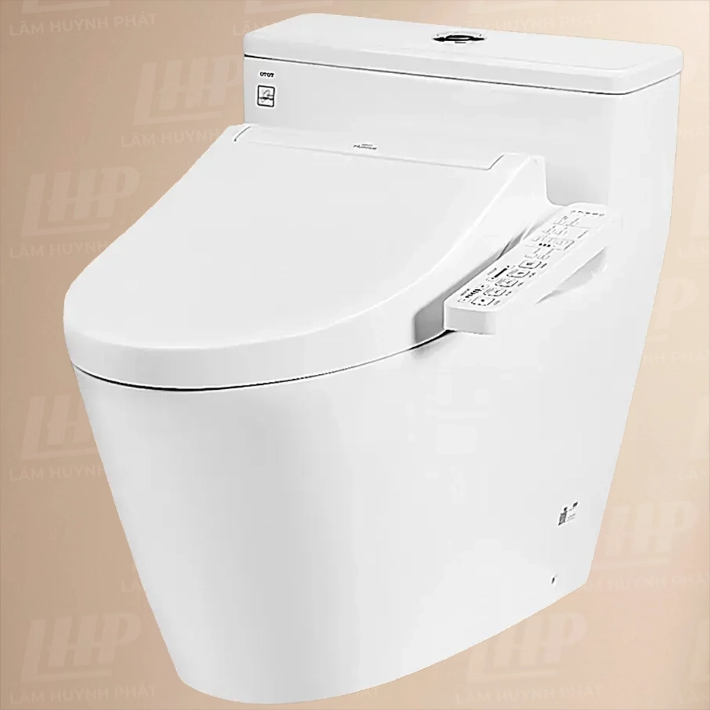 Bồn cầu TOTO MS625DW16#XW Bồn cầu TOTO MS625DW16#XW 1 khối, nắp điện tử TCF23410AAA - Ảnh 1