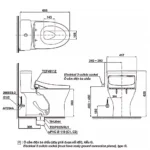 Bồn cầu TOTO MS855DW11#XW 1 khối, nắp điện tử TCF4911Z - Ảnh 12