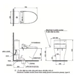 Bồn cầu TOTO MS857DW14#XW 1 khối, nắp điện tử TCF24410AAA - Ảnh 13