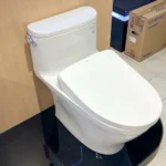 Bồn cầu TOTO MS887CRW23#XW 1 khối (Giấu dây), nắp điện tử Washlet TCF47360GAA S7, xả gạt - Ảnh 2