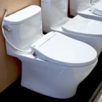 Bồn cầu TOTO MS887RE2#XW 1 khối nắp rửa cơ TCW07S, xả gạt - Ảnh 5