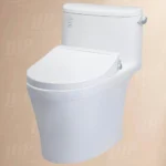 Bồn cầu TOTO MS887RE2#XW 1 khối nắp rửa cơ TCW07S, xả gạt
