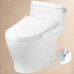 Bồn cầu TOTO MS887CRW17#XW 1 khối (Giấu dây), nắp điện tử Washlet TCF23460AAA C2, xả gạt