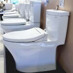 Bàn cầu TOTO MS889DRE2#XW 1 khối, nắp rửa cơ TCW07S - Ảnh 3