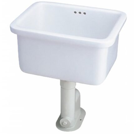 Chậu giặt CAESAR SS558AS, xả thoát sàn (bao gồm bộ xả BF559S)