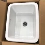 Chậu giặt CAESAR SS558AS, xả thoát sàn (bao gồm bộ xả BF559S) - Ảnh 3