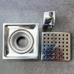 Phễu thoát sàn CAESAR ST1010B vuông 100x100 mm (Ø60) - Ảnh 4