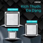 Phễu thoát sàn CAESAR ST1414EL vuông 140x140 mm (Ø90) - Ảnh 3